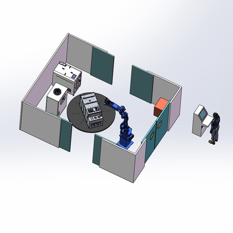 充氣柜機器人激光焊接