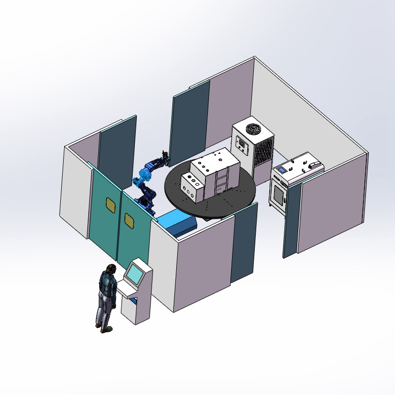 充氣柜機器人激光焊接